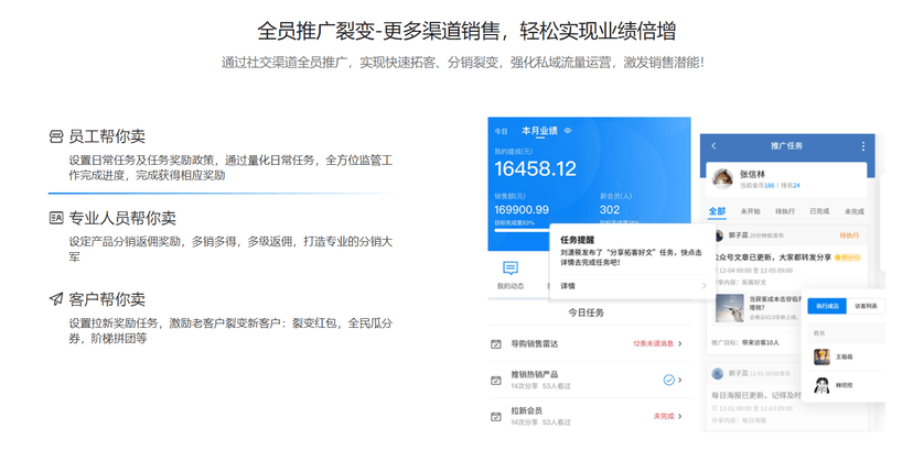 汉潮-全员销客SCRM